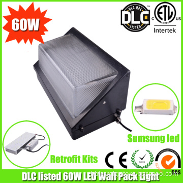 High Power 60W LED Wall Lighting Wall Mount Dlc